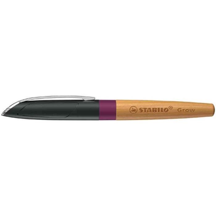 Stylo Roller Effaçable STABILO Gel Exxx - Encre Gel Rechargeable, Gomme Intégrée, Turquoise, Pointe 0,5 Mm
