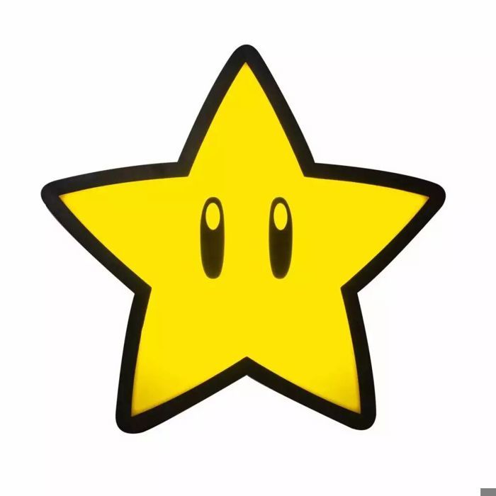 Lampe Super Mario Super Star - SUPERMARIO - Unisexe - Piles - Taille unique