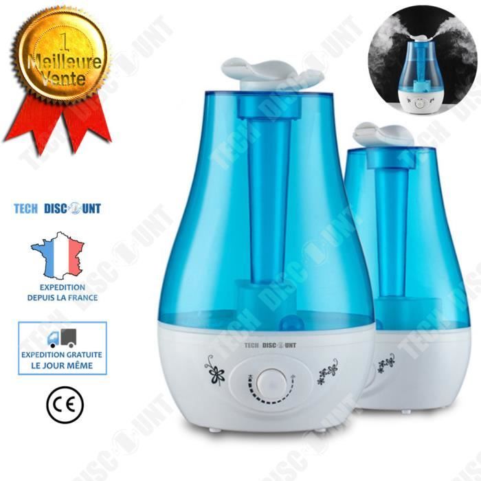 Humidificateur d'Air 4.3L Chambre Bébé - AIRROBO - Haut Remplissage -  Silencieux - Vapeur Froide - 40H d'Autonomie et Minuterie - Cdiscount  Bricolage