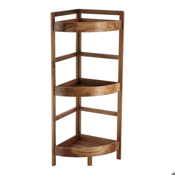 MEUBLE DANGLE 3 ETAGERES ACACIA - ACACIA - Tendance MEUBLE DANGLE 3 ETAGERES ACACIA - ACACIA - Tendance
