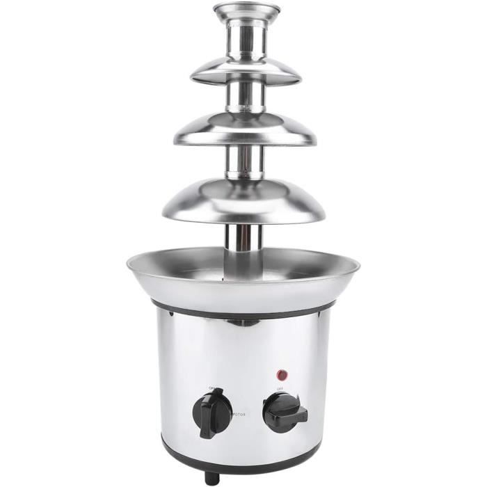 Machine à Fondue Au Chocolat Électrique 40W - Pot Céramique Anti-adhésif 1kg - Pour Fêtes Et Maison