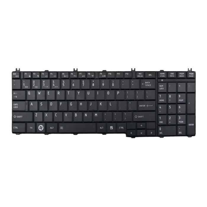 Clavier AZERTY Neuf Pour Toshiba Satellite C650, C655, L650, Etc. - Remplacement Facile !