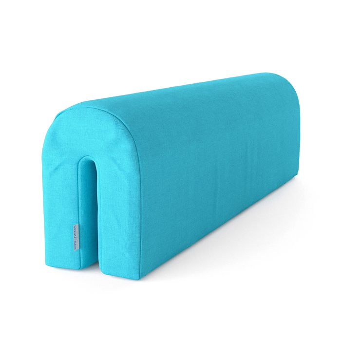 Blue Contour Lit Bebe Respirant Coton Doublure en Maille Respirante Tour De Lit BéBé Protection Literie Enfant Coussin YUELAO Protection De TêTe Nid Gardelinge pour Lit De BéBé 