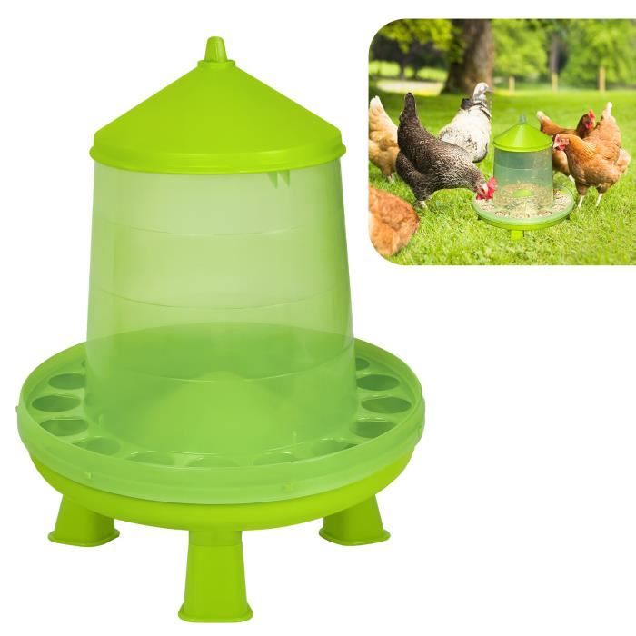 Bain De Poussière Pour Poules Sans Fond Réglable 64 Cm – Idéal Poulets, Canards, Coqs – Bac à Terre Hygiénique Pour Ferme