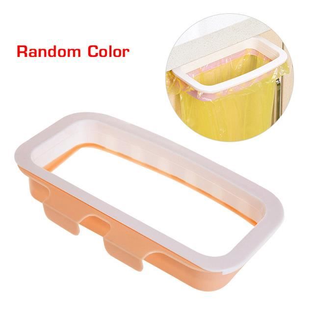 Lot De 2 Supports De Sac Poubelle De Cuisine Avec Couvercle - Suspendus En Plastique Robuste Pour Armoire, Salle De Bain & Bureau