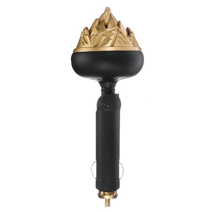 Mikikit Brûleur D'Encens Électrique Vintage - Censoir Aromatique Pour Maison, Bureau, Temple - Design Rétro Doré - Purificateur D'Air Décoratif