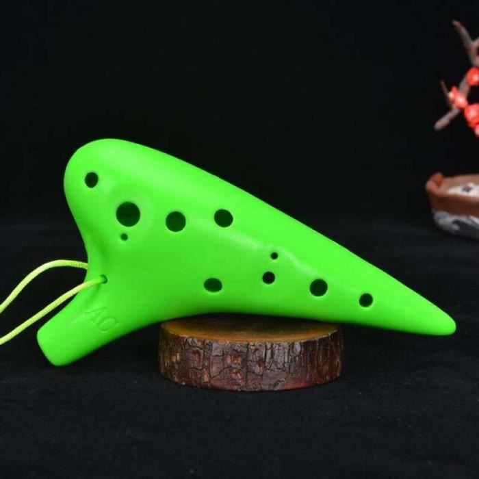Rm11514OCARINA.Ocarina Alto C à 12 trous,flûte en résine ABS