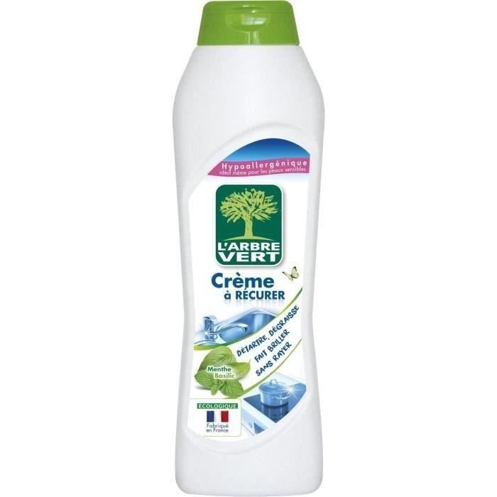 L'Arbre Vert Crème à Récurer Menthe-Basilic 500 ml