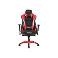 AKRACING Series Master MAX PRO - AKPROWT - Siège exclusif ultra Confort et large pour Gamer finition cuir perforé respirant - Rouge-1