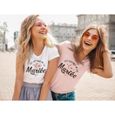 Tee Shirt EVJF "Les copines de la mariée" - Pour Femme - Coton 100% bio - Confectionné en France-1