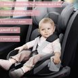 Siège auto bébé/enfant rotatif à 360° ISOFIX, Groupe 0+1/2/3 (9-36 kg/0-12 ans), Face et dos route, Harnais 5 points, ECE R44/04-1
