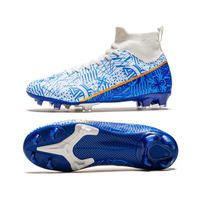 Chaussures De Football Enfant & Ado Hautes Crampons – Hixingo Spikes Antidérapants, Cuir Souple, Confort & Contrôle Optimal Terrain Humide