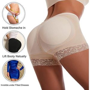 Everbellus Culotte Push Up Monte Fesse Femme - Short Gainant Effet Galbe Invisible