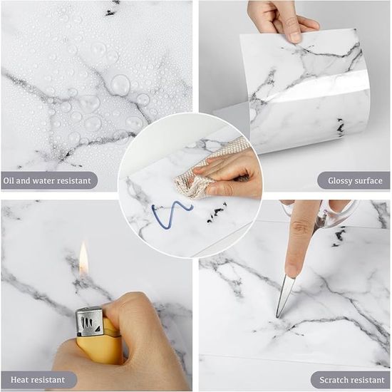 Décoration Murale Facile Pose Credence Adhesive Pour Cuisine Beige Carrelages Autocollant Carrelage Adhesif Mural Salle De Carreaux Autocollants Vinyle