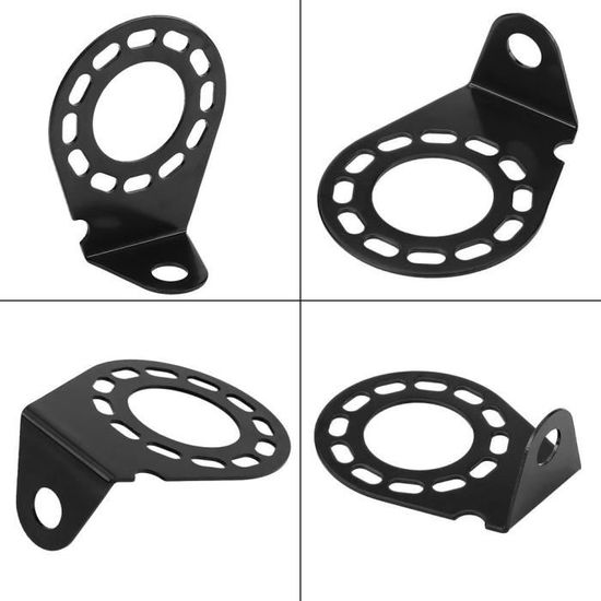 AL-KO 1222023 Support de connecteur d'origine 7 et 13 broches rotatif pour remorque, noir/rouge
