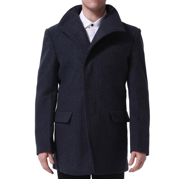 Cape Viking Homme Avec Capuche - Manteau Polaire Chaud Faux Cachemire Nordic Tattoo - Parka Hiver Confortable