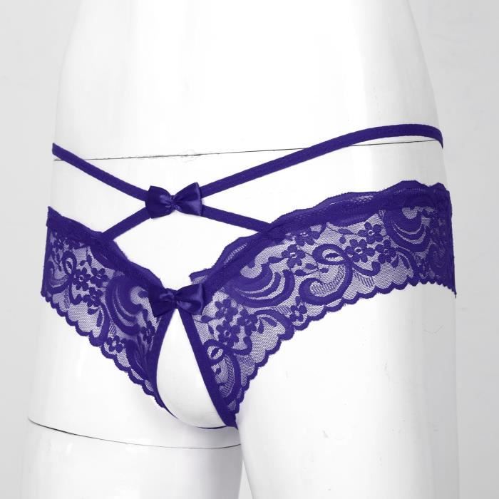 Calecon dentelle shop homme