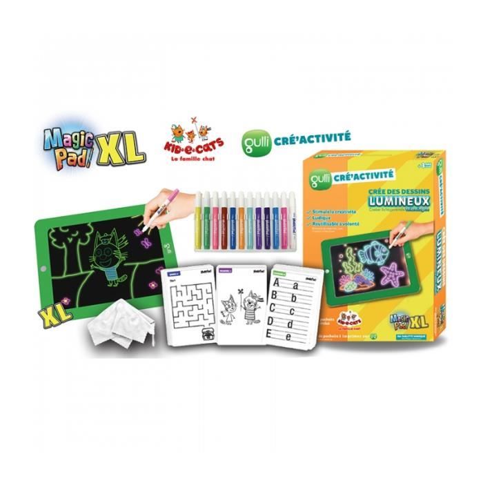 Tablette Magic Pad Gulli - Plastique créatif - Supports de dessin et  coloriage