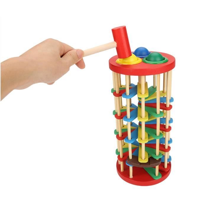 Jouet De Chute De Balle Avec Rampe Flexible – Tour Interactive En ABS, Pour Tout-petits Dès 3 Ans