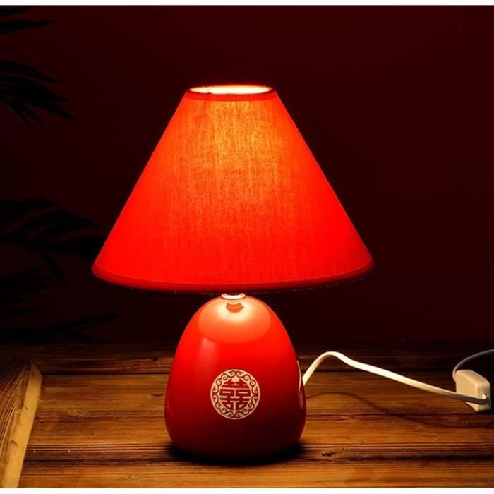 Lampe à Poser Nouvelle lampe de table antique chinoise Chambre à coucher  Lampe de chevet Salon Côté de la céramique Lampes de table en céramique,  utilisée for l'étude et la décoration de