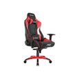 AKRACING Series Master MAX PRO - AKPROWT - Siège exclusif ultra Confort et large pour Gamer finition cuir perforé respirant - Rouge-2