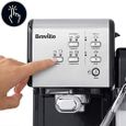 Breville Prima Latte II machine à café espresso, latte et cappuccino | pompe professionnelle 19 bars et mousseur à lait | argent-2