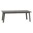 Table extensible alu 12p graphite Pavane Hespéride - Noir graphite-2