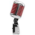 Pronomic DM-66R Elvis microphone dynamique rouge SET-2