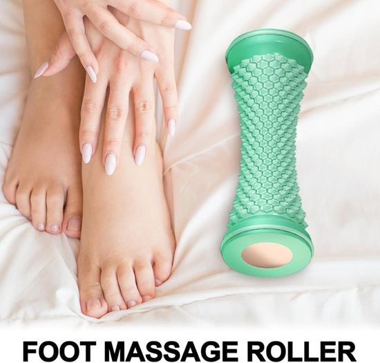 Ensemble De Massage Pour Pieds - Rouleau De Massage Et 2 Balles De Massage - Bleu - Sport