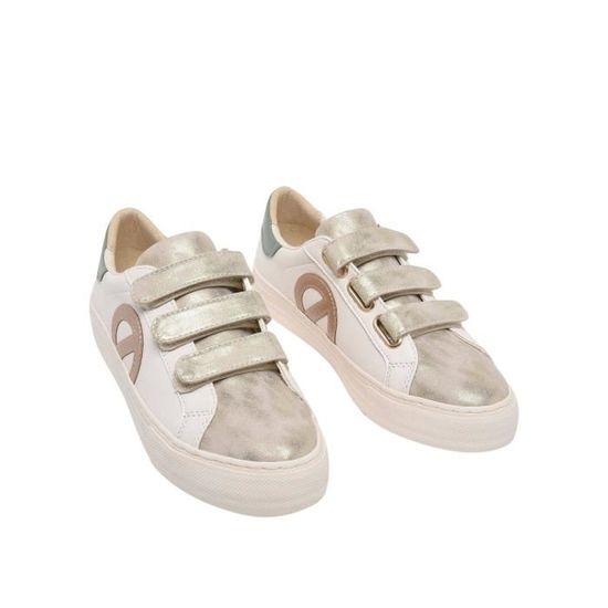 Baskets femme NO NAME Arcade Straps Side effet croco