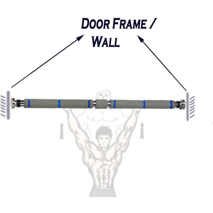 Iron Gym Barre Fixe de traction Multi Fonctions en métal Original