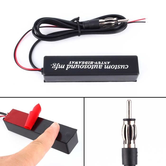 Antenne De Voiture électrique Universelle 12V – AM/FM, Télescopique Automatique, Longueur 750 Mm