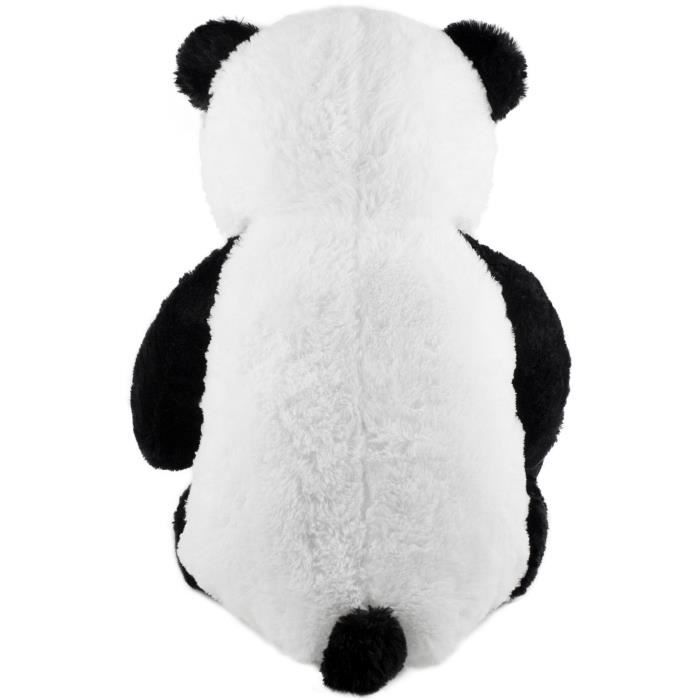 Peluche géante XXL Panda Nounours 100 cm Cœur en Peluche 'I