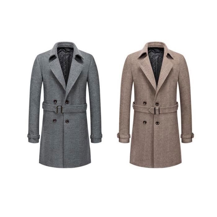 Manteau homme ceinture cheap