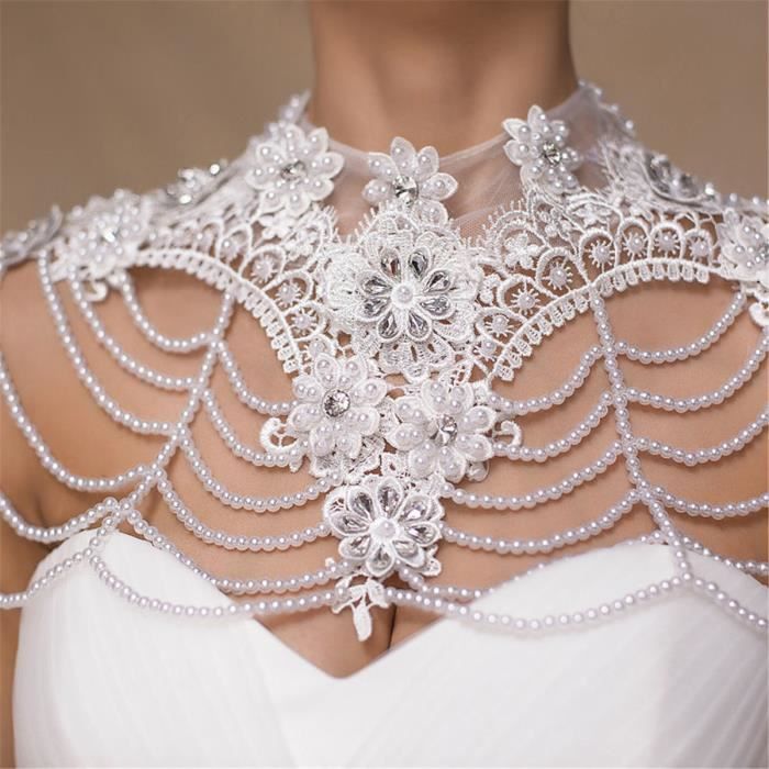 Bolero dentelle point on sale mariage