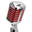 Pronomic DM-66R Elvis microphone dynamique rouge SET-3