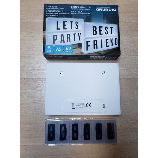 Lightbox light box enseigne panneau cinema boite lumineuse ...