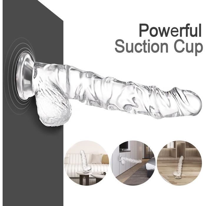 Loving Joy 8 Inch Realistic Dildo With Balls main image 1
