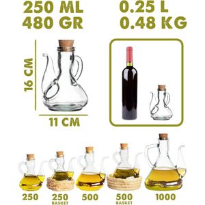Huilier En Verre Borosilicate Quid 7084052 - Avec Bouchon Verseur Anti-goutte Coudé, Lave-vaisselle - 5