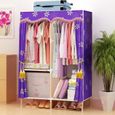 Penderie Souple 1m E Fleurs Pourpres Longueur 130 Largeur 45