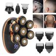 5 en 1 rasoir électrique IPX7 étanche à lames flottantes intelligentes kit de toilettage des cheveux pour hommes -CHG-0