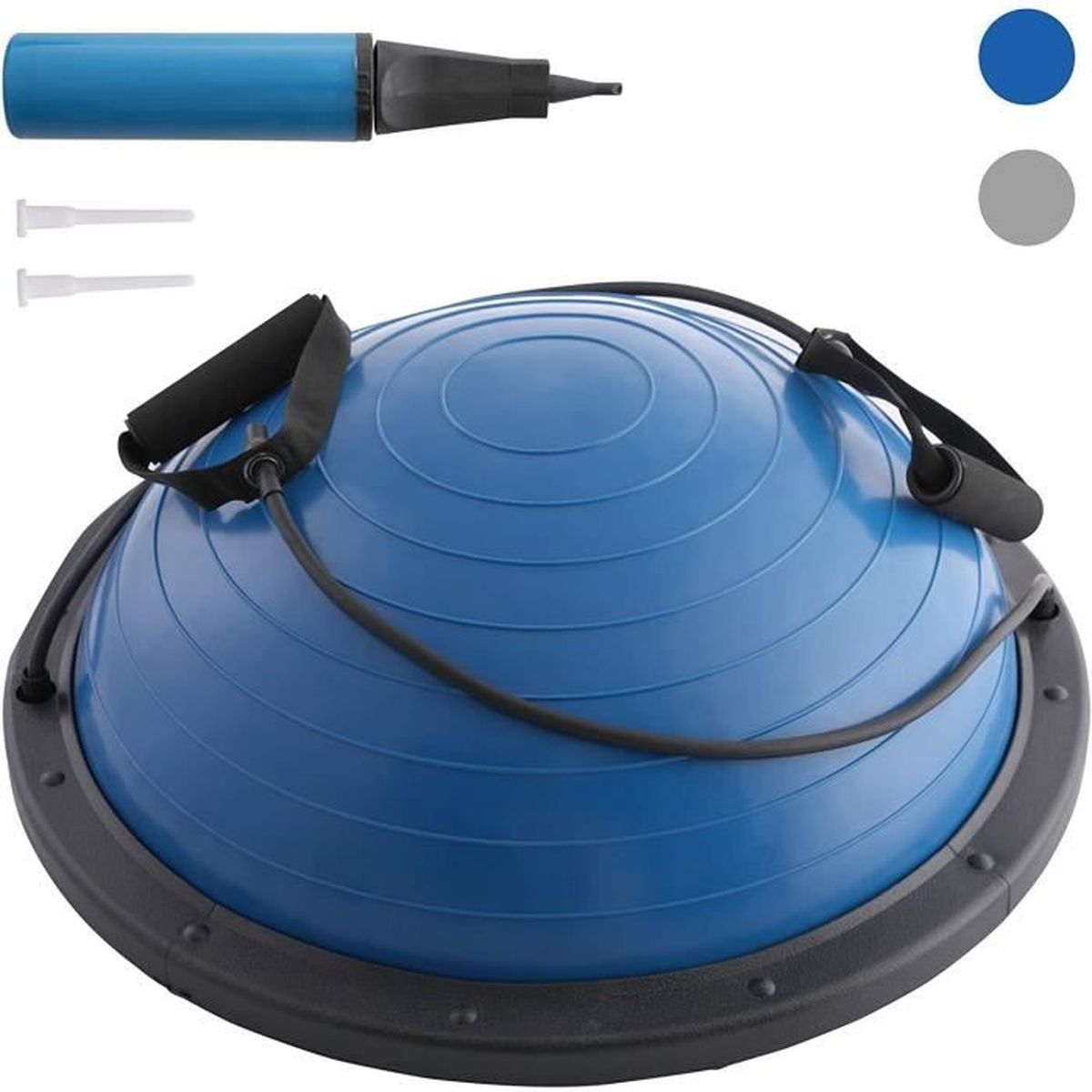 Balance Trainer Ball, Ballon d’Equilibre avec Deux Poignées Durables, DemiBalle d'exercice pour