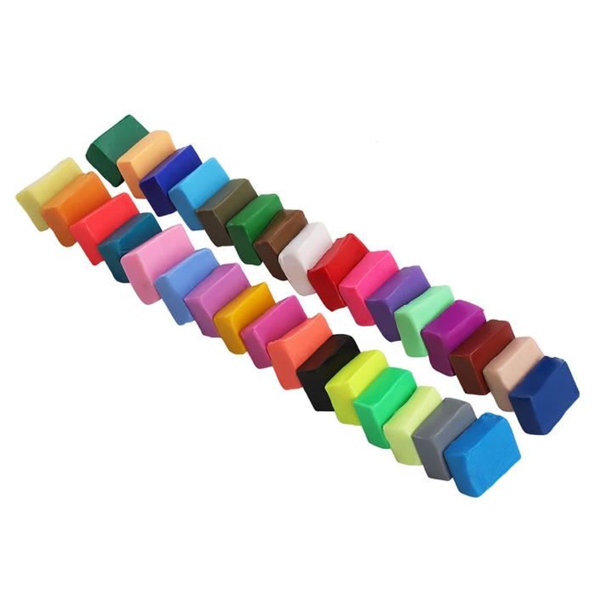 Pâte à cuire au four, 32 couleurs Ensemble d
