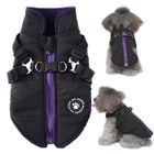 AUCUNELY Pull pour chien XL, manteau pour chien, veste pour chien, vêtements pour chien avec fermeture éclair, veste doublée pour chien