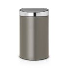 BRABANTIA - TOUCH BIN NEW 40 LITRES PLATINUM NEURE NEUTRE