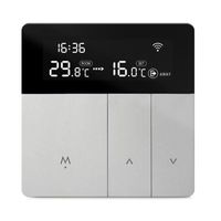 Thermostat intelligent WiFi 16A, contrôleur de température de chauffage électrique, contrôle par application