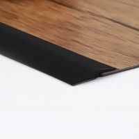 Profilés de transition,Bande de sol en vinyle PVC auto-adhésive,Bandes de transition pour seuils,bande de bordure,5mm x3m,noir