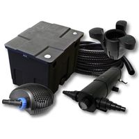 Kit filtration de bassin 12000l - SunSun - Filtre, stérilisateur, pompe, tuyau et skimmer