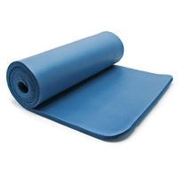 Tapis de yoga - Physio Fitness - 180x60x1.5cm - Bleu - Gymnastique