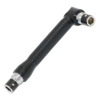 Wrench -Mini clé à douille à double tête 10 en 1 en forme de L,1-4 pouces,6.35mm,à tige hexagonale,embouts de tournevis en métal